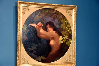 Eve with a Pomegranate. Eve Before the Fall (1879-1880) - Johann Kler - 5062