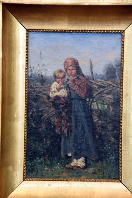 Young Peasant's Wife with a Child (1878) - Vladimir Makovski - 5131