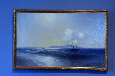 Sea. View of the Island of Capri (1898) - Ivan Aivazovski - 5148