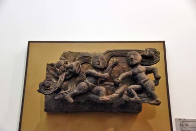 Boxing match (17th c. ) - Liên Hiêp Communal House, Phuc Tho District, Hànôi - 2464