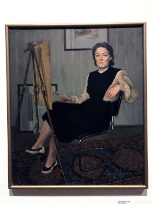 Portrait of the Artist Aino Bach (1951) - Valerian Loik - 7049