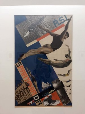 The Swallows. Diving (1928) - Gustav Klucis -  7349