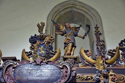 Decorative screen of the Memorial Chapel of Bogislaus von Rosen (ca 1655), detail - 5408
