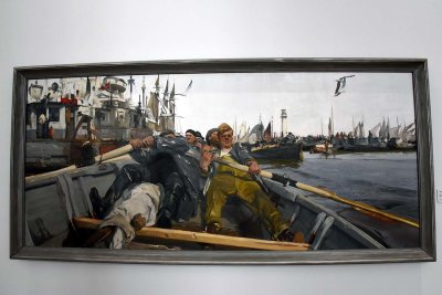 Rowing Race at a Latvian Fishermen's Festival (1958) - Janis Osis - 6365