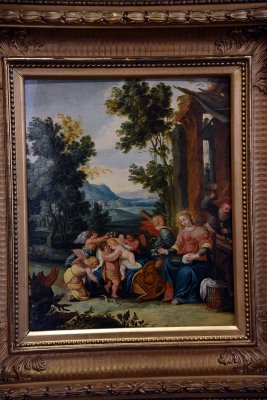 The Holy Family (17th c.) - Louis de Caullery - 6751