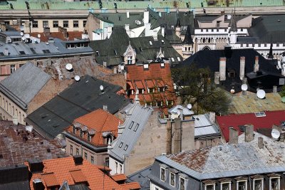 View from Tower of St Peters Church - 7256