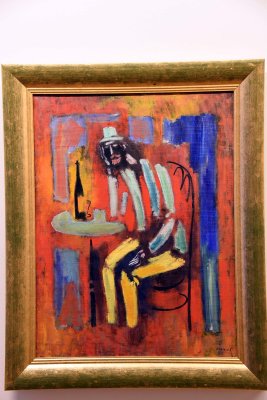 Man Sitting in a Caf (1950) - Vytautas Kasiulis - 7456