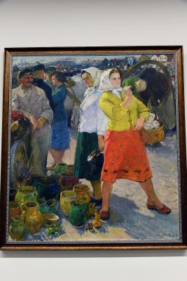 In the Kolkhoz Marketplace (1959) - Vincentas Gecas - 8038