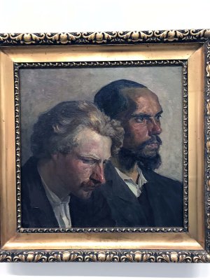 Double Portraits. Naturalist and Artist (1911) - Adomas Varnas - 8880