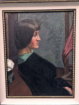 Portrait of a Young Woman (1913) - Justinas Vienozinskis - 8922