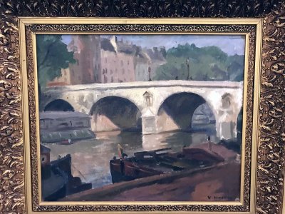 Bridge in Paris (1938) - Vytautas Mackevicius - 8943