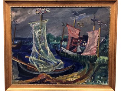 Fishing  Boats (1937) - Antanas Gudaitis - 8965