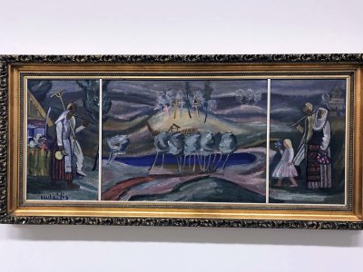 Decorative Triptych (1937) - Antanas Gudaitis - 9057