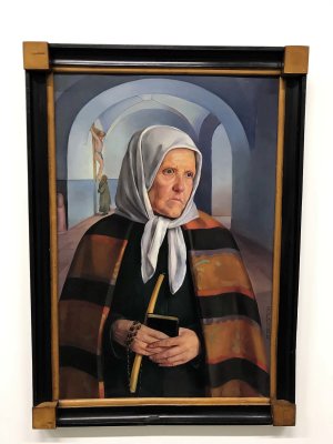 Portrait of an Old Woman - Zofia Romer - 9106
