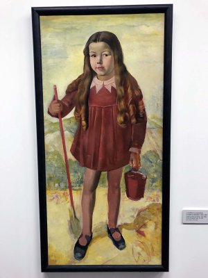 Portrait of Daughter Julita (ca. 1923) - Ludomir Slendzinski - 9112