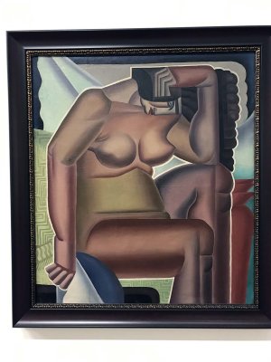 Nude of a Woman in Bathhouse (1930) - Stasys Usinskas - 9120