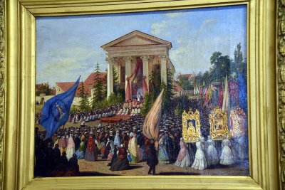 Procession of the Holy Body in Vilnius (1845) - Kanutas Ruseckas - 8783