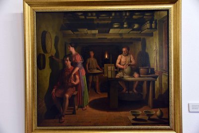 Birth of Painting (19th c.) - Ignacy Maurycy Szczedrowki - 8825