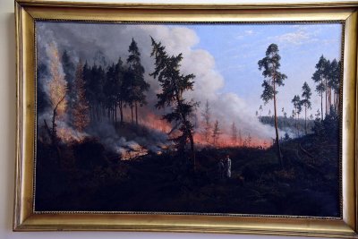 The Forest Fire (1860) - Wincenty Smochowksi - 8857