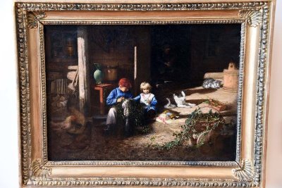 Children Playing in the Courtyard (19-20th c.) - Nikodem Silwanowicz - 8878