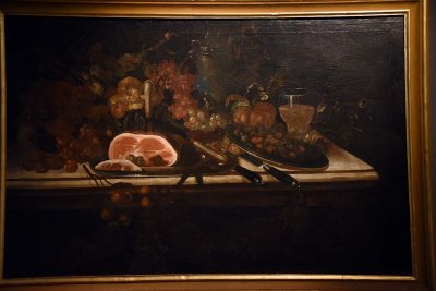 Still Life with Fruit and Ham (2nd half 17th c.) - Almanach's circle - 0991