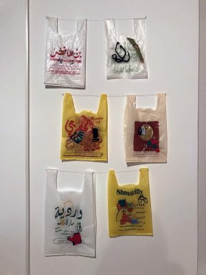 Kiass series (2018) - Embroidery on plastic bags - 9907