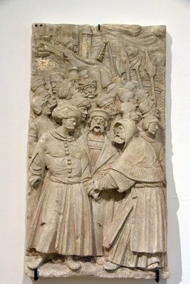 Martyrdom of St Andrew (1527), left, Church Sts Hermagoras & Fortunatus, Gornji Grad - Cast 1974 after Osbalt Kittell - 1343