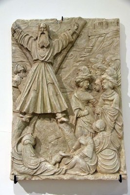 Martyrdom of St Andrew (1527), right, Church Sts Hermagoras & Fortunatus, Gornji Grad - Cast 1974 after Osbalt Kittell - 1345