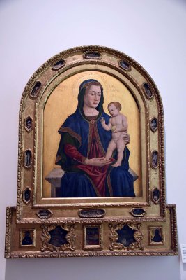 Madonna with Christ Child Blessing. The Hoce Madonna (c. 1465) - Giovanni Francesco da Rimini - 1371