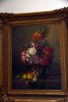 A Vase of Flowers (1864) - Cornelis Johannes van Hulstijn - 1648