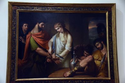 A Girl Rescuing Aristomenes from Captivity (c. 1801) - Franc Kavcic - 1681