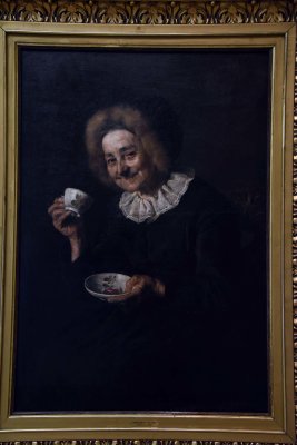 Woman Drinking Coffee (1888) - Ivana Kobilca - 1770