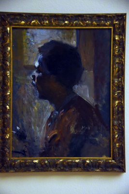 Black Man in Profile (1898-1900) - Rihard Jakopic - 1787