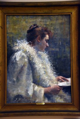 Parisian Woman with a Letter (1892-93) - Ivana Kobilca - 1793