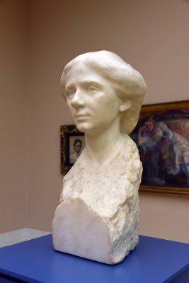 Female Head (1909) - Franc Berneker - 1848