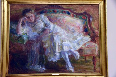 On the Sofa (1909) - Matej Sternen - 1852