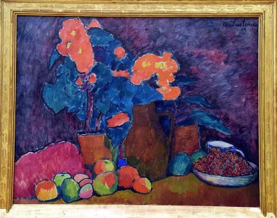 Flowers, Fruit and a Jug (1909) - Alexej von Jawlensky - 1862