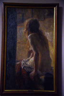 Sitting Female Nude. The Redhead (1902) - Matej Sternen - 3164