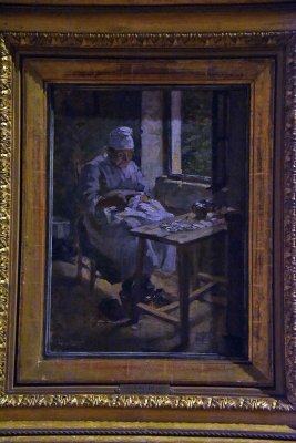 Grandmother Sewing (1882) - Jurij Subic - 3264