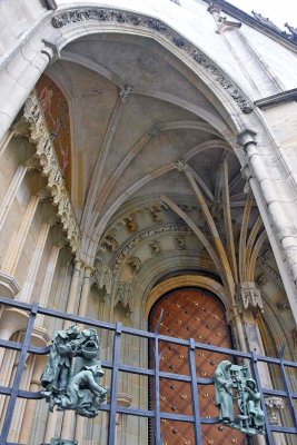 Golden Gate, St Vitus Cathedral - Prague Castle - 3437