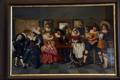 A Merry Musical Company (17th c.) - Dirck Hals - 3646