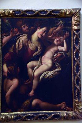 The Virgin Mary with Child, Young John the Baptist and Angel (16-17th c.) - Giulio Cesare Proccaccini - 3756