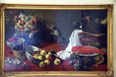 Still Life with Monkeys (1630-40) - Frans Snyders - 3868