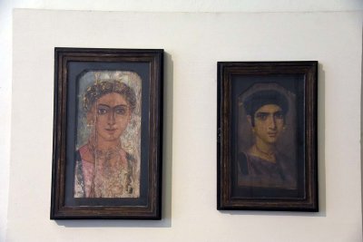 Portrait of a Girl, Portrait of a Young Woman (2-4th c. AD) - Fayum Oasis, Egypt - 3951