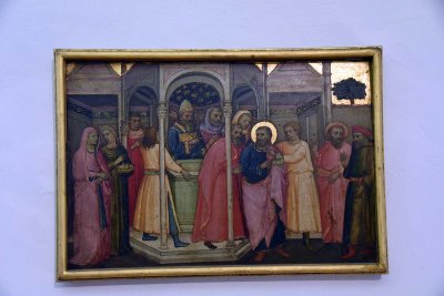 The Expulsion of Joachim from the Temple (15th c.) - Pseudo Ambroggio di Baldese - 3965