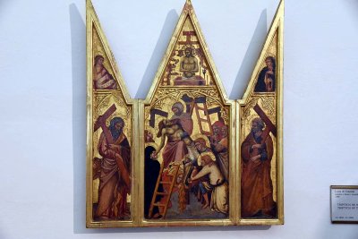 Triptych of the Deposition (14th c.) - Luca do Tommè - 3979