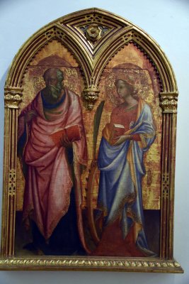 SS. John the Evangelist and Catherine (15th c.) - Arcangelo di Cola da Camerino (?) - 4011