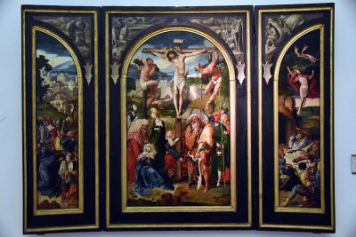 Triptych with the Crucifixion (c. 1520) - Cornelis Engebrechtsz - 4130
