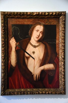 The Suicide of Lucretia (16th c.) - Master of the Holy Blood & workshop - 4138