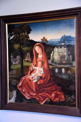 The Virgin and Child in a Landscape (c. 1510-20) - South Netherlandish painter - 4140